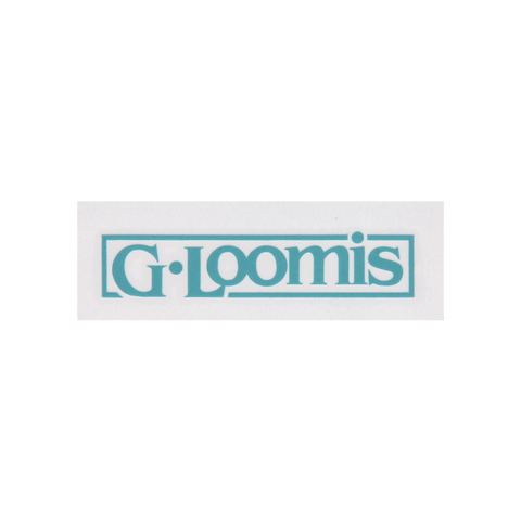 G Loomis AUTOCOLLANT RECTANGULAIRE LOGO G. LOOMIS image détaillée 12