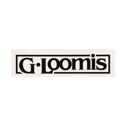 G Loomis AUTOCOLLANT RECTANGULAIRE LOGO G. LOOMIS image détaillée 5