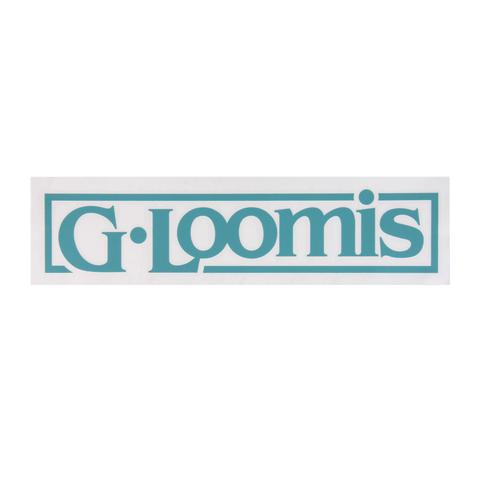 G Loomis AUTOCOLLANT RECTANGULAIRE LOGO G. LOOMIS image détaillée 11