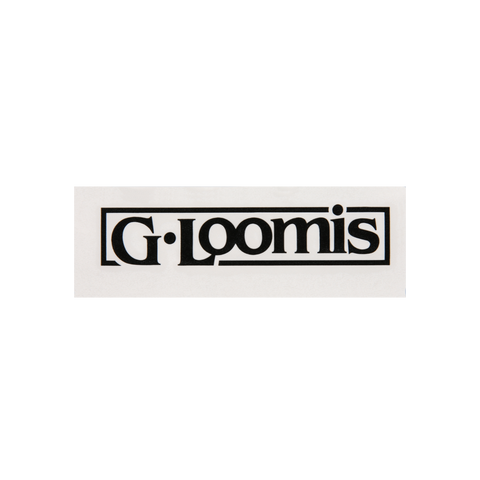 G Loomis AUTOCOLLANT RECTANGULAIRE LOGO G. LOOMIS image détaillée 4